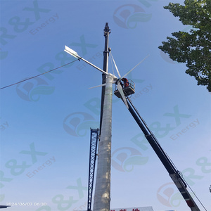 Generador Eólico de Eje Horizontal Portátil para Uso Doméstico, de 10KW-50KW, con Batería de Iones de Litio de 48V-380V, Sistema de Energía Eólica - Product Image 2