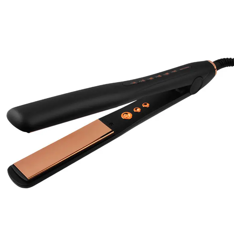 LiliPRO समायोज्य तापमान वाइड प्लेट ईओण सपाट आयरन बाल Straightener