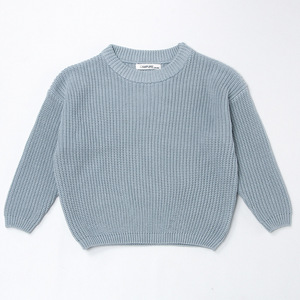 <span class=keywords><strong>Pull</strong></span> pour bébé en coton doux à manches longues et col rond, couleur unie, pour garçon et fille, vente chaude automne-hiver - Product Image 2
