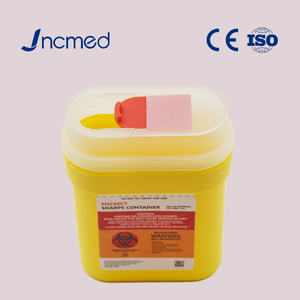 ภาชนะใส่ของมีคมขนาด 0.2 ลิตร สำหรับเก็บของเสียทางการแพทย์ เช่น เข็มฉีดยาและเข็มเจาะเลือด ในพื้นที่แคบ - Product Image 4