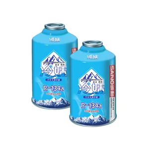 Botella de aire acondicionado de 350ml, refrigerante de gas r134a, gran oferta