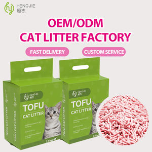 Arena para Gatos Aglomerante de Tofu Biodegradable, Libre de Polvo, con la Mejor Sensación al Pie, Venta al por Mayor de Hengjie Supplier - Product Image 2