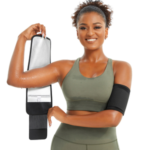 Bracelets <span class=keywords><strong>de</strong></span> sudation noirs ajustables pour sauna, amincissants, <span class=keywords><strong>de</strong></span> <span class=keywords><strong>compression</strong></span>, pour brûler les graisses, pour femmes - Product Image 1