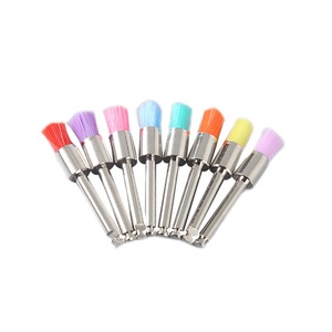 Cepillo de pulido Dental colorido, cepillo de profilaxis de cerdas de nailon Dental desechable, cepillo profiláctico Dental 100 unids/caja - Product Image 1