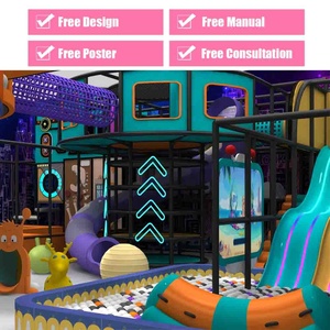 Equipo de Juego Infantil de Alta Calidad con Temática Espacial, Laberinto de 300-500 Piezas, Juego Suave para Interiores, Gran Parque Infantil Interior - Product Image 4