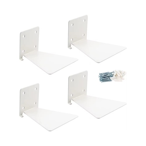 Ağır kitap organizatörleri duvara monte Metal raflar için oda yatak odası kitaplık küçük kitaplık - Product Image 2