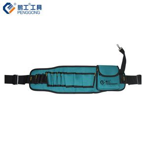 <b>Tool</b> Waist Bag 15-19 Pockets Adjustable Strap Zipper Closure <b>Tool</b> <b>Roll</b> Outdoor Electrician Repair Kit - Product Image 2