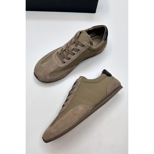Baskets rétro de créateur pour femme, confortables et légères, idéales pour le printemps et l'été, chaussures de marche décontractées de luxe, couleur unie - Product Image 6