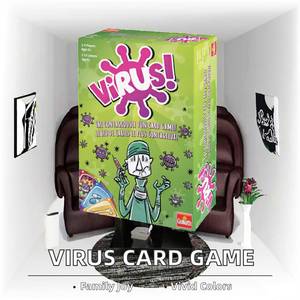 Juego de Mesa Contagiously Virus 1 2 3, Versión Correcta, Divertido Juego Familiar con Material de Papel, Versión con Cartas de Juego - Product Image 2