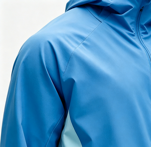 <strong>Men</strong> Colorblock Hooded Sun Skin Jacket Sports <strong>Short</strong> Two Piece Set Lightweight Quick Dry Windbreaker Tracksuit Custom Logo Running - Product Image 4