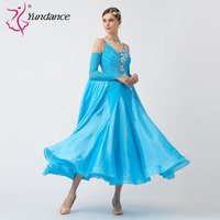 Robe de danse de salon standard internationale personnalisée B-23114, nouvelle, de haute qualité, en soie perlée, robes de danse de salon à vendre