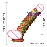 Dildo en silicone géant en forme d'animal, jouet pour adultes, plug anal d'entraînement et d'étirement, grand dildo fantaisie pour stimulation du point G et de la prostate