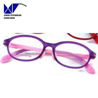 Monture de prescription ovale TR90 sur mesure OEM, anti-lumière bleue, pour enfants et adolescents, taille 47-15-130, MOQ flexible (100 pièces)