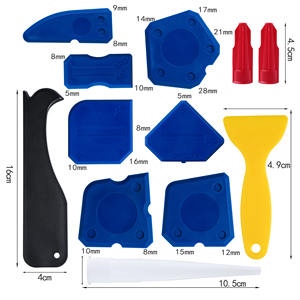 Dụng Cụ Hoàn Thiện Caulk Dụng Cụ Trám Silicone 20 Trong 1 Dụng Cụ Nạo Trám Silicone Hoàn Thiện Caulk Vòi Phun - Product Image 1