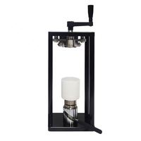 Machine de scellage rotative manuelle électrique commerciale haute fréquence pour bouteilles et canettes en plastique/PET/aluminium/papier – 10 canettes/min – Facile à utiliser