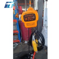Palans électriques à chaîne modèle crochet pour plateformes suspendues, haute performance, prix bas, 1T 2T, palan électrique à chaîne de haute qualité