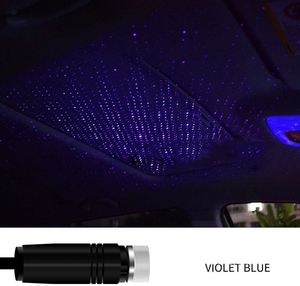 Adjustable USB Romantic Interior Decoration <b>LED</b> Starry Laser <b>Star</b> Effect Atmosphere Projector Car USB <b>Star</b> Projector Light - Product Image 4