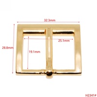 Grosir gesper sabuk serbaguna Anti karat 25mm 30mm 38mm 50mm gesper Pin mewah kustom gesper sabuk logam untuk tas garmen