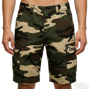 Pantaloncini Sportivi Estivi OEM ODM con Logo Personalizzato, Shorts <span class=keywords><strong>da</strong></span> Uomo Streetwear, Asciugatura Rapida, Essenziali per Fitness e Palestra, Pantaloncini Cargo con Tasche - Product Image 3