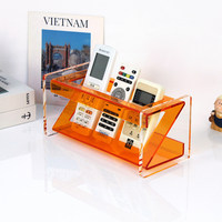 Boîte de rangement pour télécommande en acrylique, style luxe léger, décoration de table basse de salon, simple, nordique, multifonction