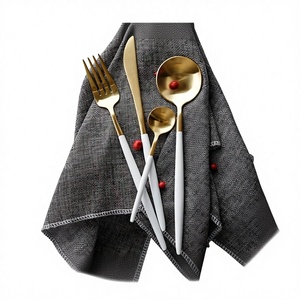 ชุดช้อนส้อมสแตนเลสแบบปรับแต่งได้ทันสมัย เป็นมิตรกับสิ่งแวดล้อม ดีไซน์เรียบหรู ใช้งานได้ทุกวัน ปลอดภัยสำหรับเครื่องล้างจาน - Product Image 1