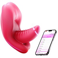 Ein tragbarer elektrischer Zungenlecker für Frauen, kabelloser Vibrator mit Fernbedienung oder App-Steuerung.