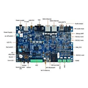 Embedded Linux Board Imx6ul 100Mbps Ethernet Kan Usb 4-draads Resistief Touchscreen Interface Sbc Moederbord - Product Image 4