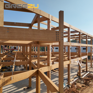 Maison écologique en bambou vert Conception de chalet en bois structurellement conçue Loge détachable préfabriqué pour vivre - Product Image 4