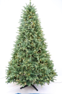 Albero di Natale Pop-up Preilluminato in PE con 1200 Luci LED Calde, Struttura Pieghevole per Uso Commerciale, Albero di Tendenza Certificato CE - Product Image 3