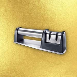 2 Stage Wood Handle Manual <b>Knife</b> <b>Sharpener</b> - Product Image 2