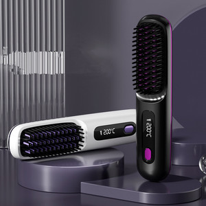 Smart Home Products <b>Wireless</b> Hair Straightener Professional Straighteners Straightening Comb Woman Smart Home Products - Product Image 3