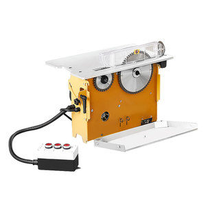 Sierra de mesa deslizante portátil WT20, máquina de corte de 220 V, sierra vertical para trabajar la madera, para paneles a base de madera, motor esencial - Product Image 1