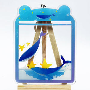 Porte-clés personnalisé Shaker Porte-clés de dessin animé Petit porte-clés rectangulaire <span class=keywords><strong>Kawai</strong></span> Porte-clés Cool Anime <span class=keywords><strong>Photo</strong></span> Insert - Product Image 6