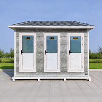 Toilettes publiques mobiles personnalisées, écologiques, portables, en acier, pour l'extérieur, directement de l'usine, pour les parcs