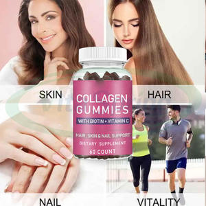 Gomitas Veganas <span class=keywords><strong>Halal</strong></span> de Colágeno VitaSpring con Vitamina C y Biotina, Suplemento para el Cabello y la Piel, Gomitas de Colágeno con Vitamina C - Product Image 2