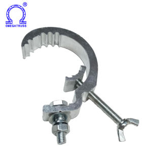 Klem Truss Aluminium Tahan Lama OMEGATRUSS LGC048 untuk Pencahayaan dan Perancah Perak/Hitam - Product Image 1