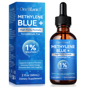 Onebtanicl 60ml màu xanh của tôi giọt não sức khỏe chế độ ăn uống bổ sung nhãn hiệu riêng methylen màu xanh chất lỏng giọt bổ sung cho người lớn - Product Image 6