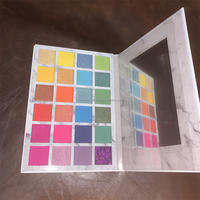 Palette d'ombres à paupières Nude de votre propre marque, maquillage végétalien à haute teneur en pigments, Palette d'ombres à paupières toutes mates de 30 couleurs, marque privée