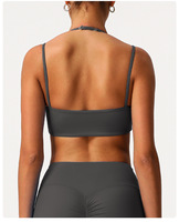 JY Nouvelle Arrivée 2025 Soutien-gorge de sport à maintien élevé, bretelles réglables, dos nu, coussinets amovibles, double couche, effet push-up, pour yoga et gym