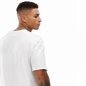 Quảng Châu Jwin Tùy Chỉnh <span class=keywords><strong>Pima</strong></span> 100% Cotton 220G Dày Nam Áo Thun Trắng Ngoại Cỡ Áo Thun Trơn - Product Image 2