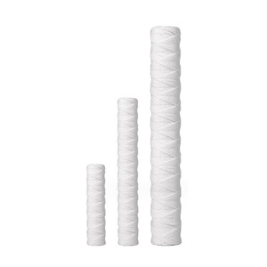 Phổ 5/10/<span class=keywords><strong>20</strong></span>/30/40 "1-100μm Tốc độ dòng chảy cao Polypropylene chuỗi vết thương lọc <span class=keywords><strong>PP</strong></span> trầm tích lọc nước yếu tố Cartridge - Product Image 1