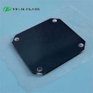 Substrat en verre optique FELIX, verre sodocalcique B270/K9 avec revêtement au chrome noir - Product Image 5