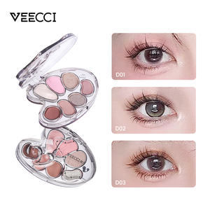 Las Chicas Venta al por mayor 7 colores Polvo prensado Sombra de ojos Brillo Mate Paleta Sombra de ojos - Product Image 4