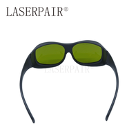 Lunettes de sécurité laser en polycarbonate Nd:YAG 1064 nm OD8+ certifiées CE, transmission de 27 %, indice LB 900-1100 nm pour laser à fibre