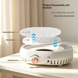 Collecteur de poussière d'ongles professionnel silencieux haute puissance 45000 tr/min en ABS pour la vente en gros – Produits pour ongles - Product Image 4