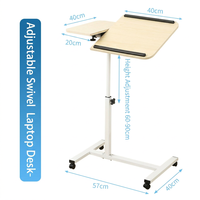 Table d'appoint portable réglable pour ordinateur portable, bureau d'étude, bureau amovible et relevable, moderne, simple, noir, directement de l'usine
