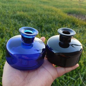 Wholesale Luxury Aromatherapy Bottle Container Liquid Scents Home Fragrance 150ml Empty <strong>Reed</strong> Sticks <strong>Diffuser</strong> <strong>Black</strong> Glass Bottle - Product Image 2