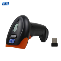 Escáner de Código de Barras Inalámbrico HBS-200W 2D, Lector de Códigos QR 2.4G, Escáner de Código de Barras para Pantalla Móvil para Inventario, Punto de Venta, Tienda y Almacén