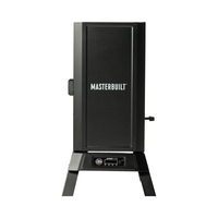 Fumoir numérique WiFi Masterbuilt 710, design vertical, 711 pouces carrés de surface de cuisson Grilles à fumer chromées de 4 pouces avec chargeur de copeaux de bois
