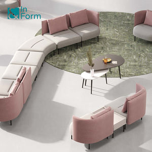 Pusat bisnis Museum seni Italia mebel kontrak belakang tinggi akustik aula lobi menunggu Area penerimaan Sofa Modular Set - Product Image 2